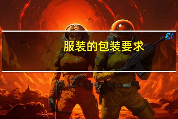 服装的包装要求