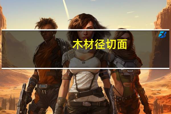 木材径切面