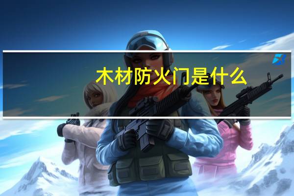 木材防火门是什么