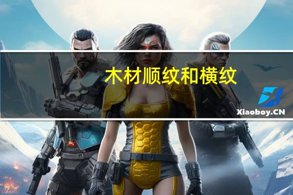 木材顺纹和横纹