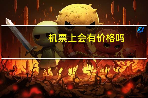 机票上会有价格吗