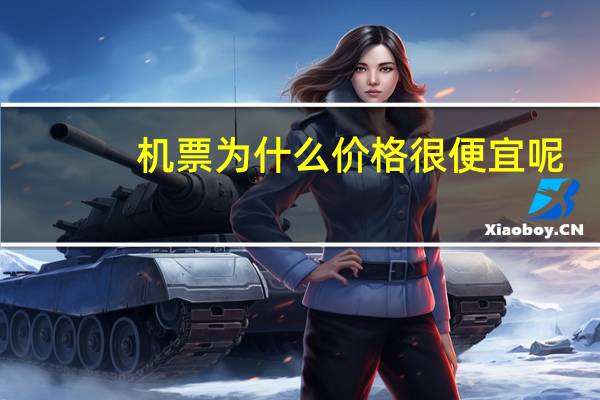 机票为什么价格很便宜呢
