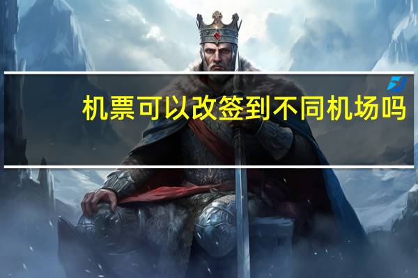 机票可以改签到不同机场吗