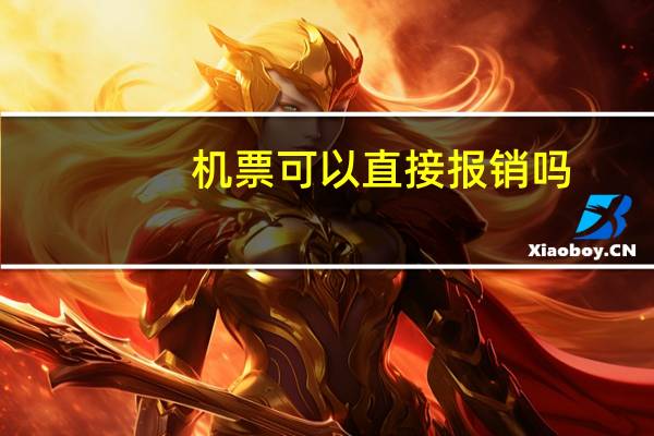 机票可以直接报销吗