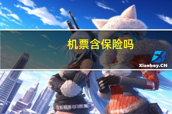 机票含保险吗
