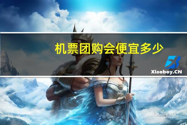 机票团购会便宜多少