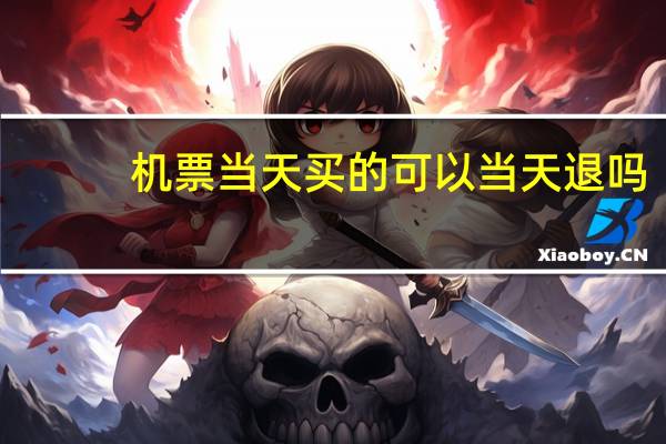 机票当天买的可以当天退吗
