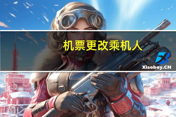 机票更改乘机人