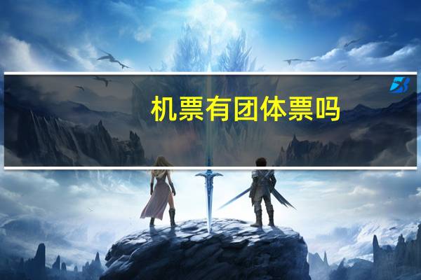 机票有团体票吗