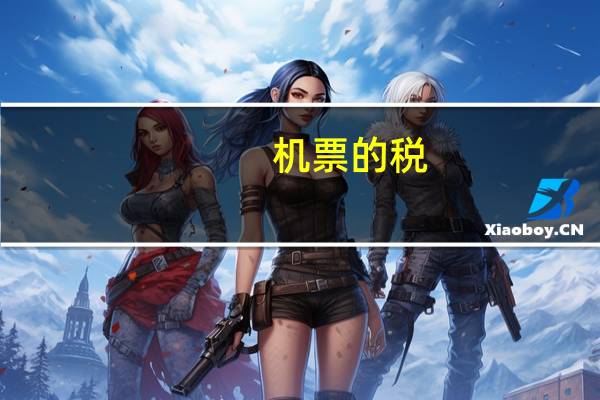 机票的税