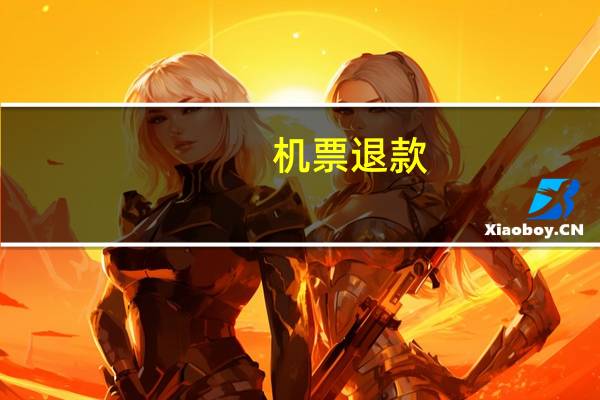 机票退款