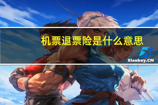 机票退票险是什么意思
