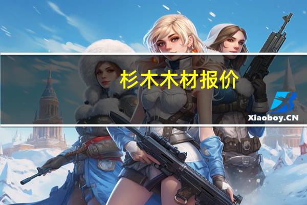 杉木木材报价