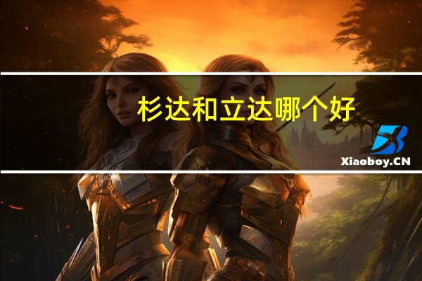 杉达和立达哪个好