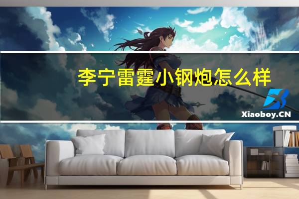 李宁雷霆小钢炮怎么样