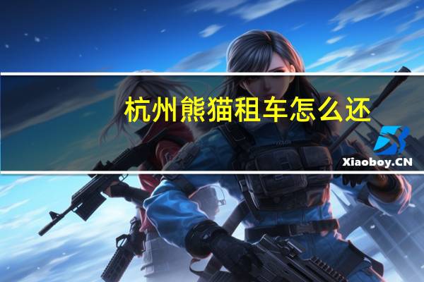 杭州熊猫租车怎么还