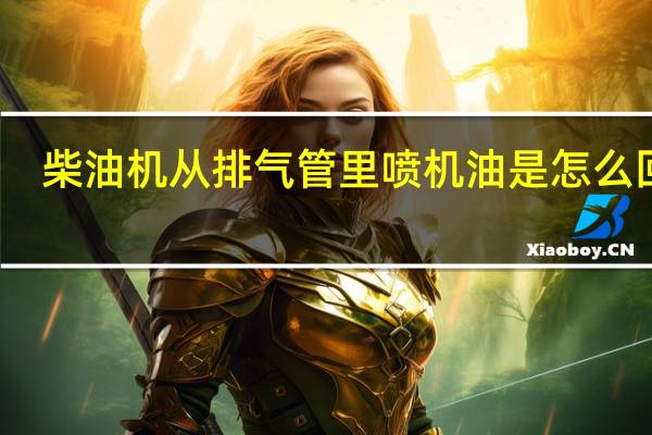 柴油机从排气管里喷机油是怎么回事