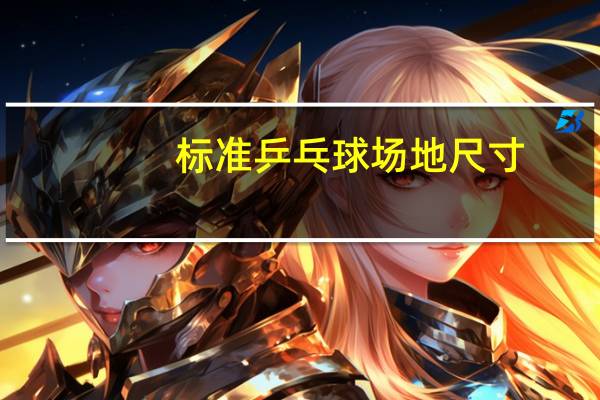标准乒乓球场地尺寸