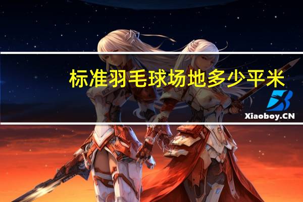 标准羽毛球场地多少平米