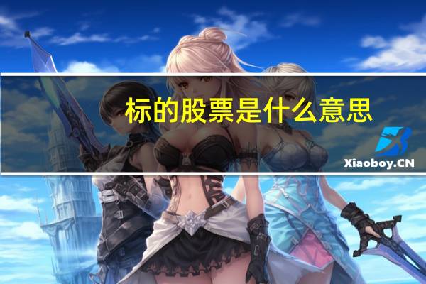 标的股票是什么意思