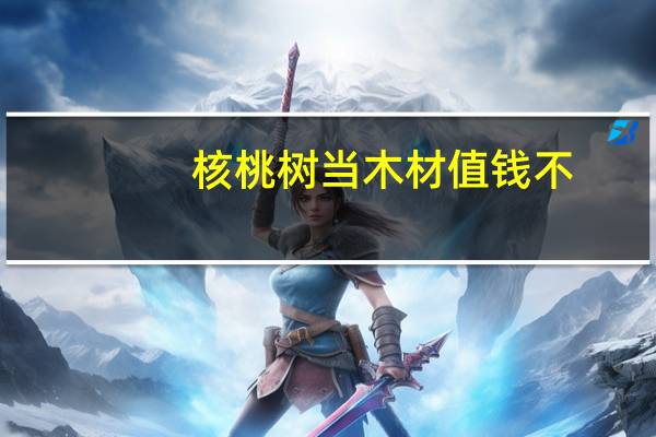 核桃树当木材值钱不