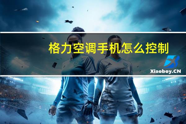 格力空调手机怎么控制