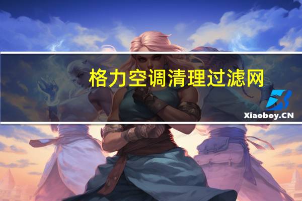 格力空调清理过滤网