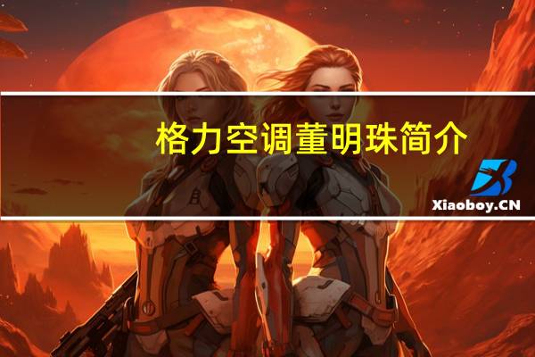 格力空调董明珠简介