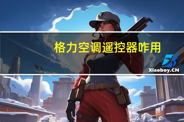 格力空调遥控器咋用