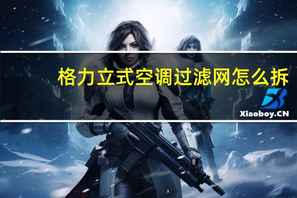 格力立式空调过滤网怎么拆