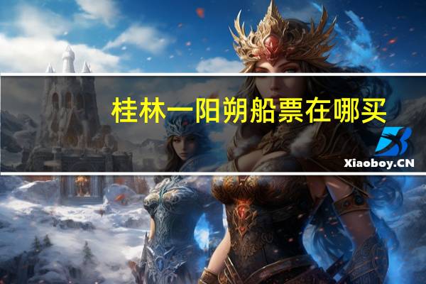 桂林一阳朔船票在哪买