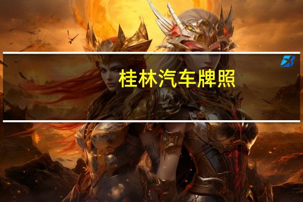 桂林汽车牌照