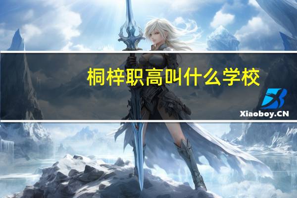 桐梓职高叫什么学校