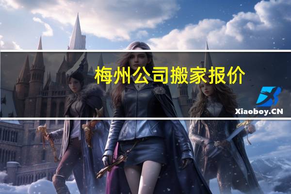 梅州公司搬家报价