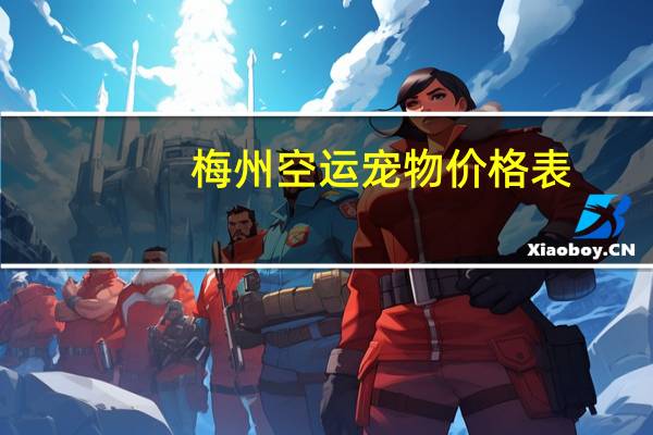 梅州空运宠物价格表