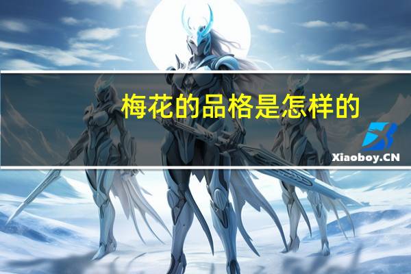 梅花的品格是怎样的？