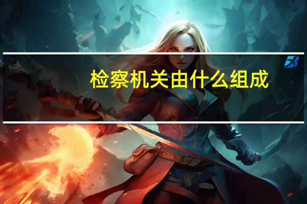 检察机关由什么组成