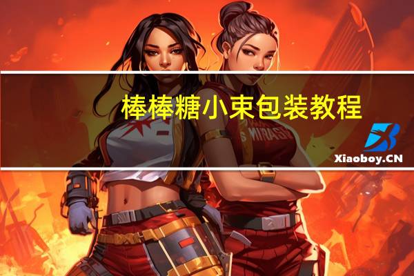 棒棒糖小束包装教程
