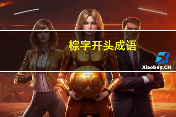 棕字开头成语