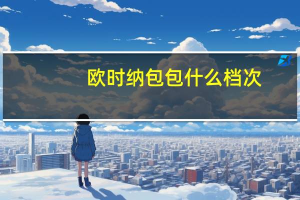 欧时纳包包什么档次