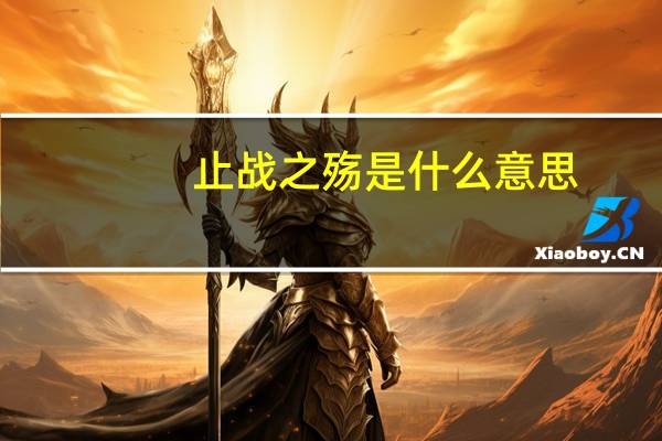 止战之殇是什么意思