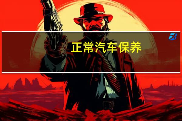 正常汽车保养
