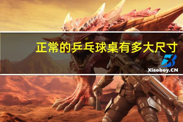 正常的乒乓球桌有多大尺寸