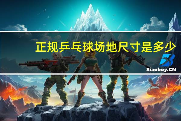正规乒乓球场地尺寸是多少