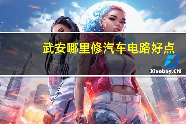 武安哪里修汽车电路好点