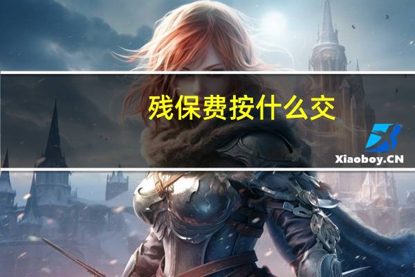 残保费按什么交