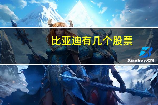 比亚迪有几个股票