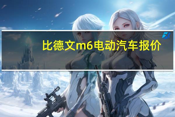 比德文m6电动汽车报价