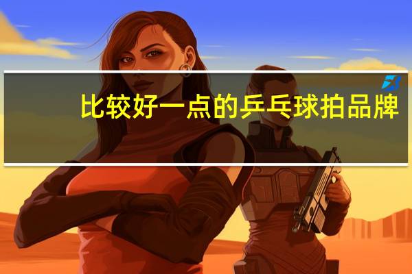 比较好一点的乒乓球拍品牌