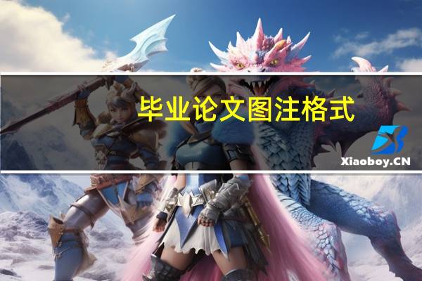 毕业论文图注格式